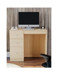 Vida Designs Riano Dressing Table - Pine 10 Vida Designs Riano Dressing Table - Pine -Oleu Furniture Shop RVJCK SQ3 0000000144 PINE SLa