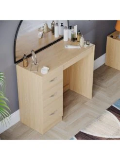 Vida Designs Riano Dressing Table - Pine 11 Vida Designs Riano Dressing Table - Pine -Oleu Furniture Shop RVJCK SQ4 0000000144 PINE SLd
