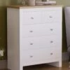 Vida Designs Arlington 2 + 3 Drawer Chest - White -Oleu Furniture Shop RVKDD SQ1 0000000013 WHITE RSr