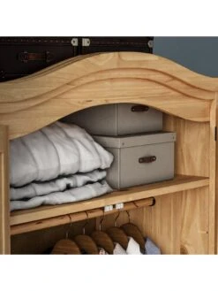 Vida Designs Corona 2 Door Wardrobe 11 Vida Designs Corona 2 Door Wardrobe -Oleu Furniture Shop RVKDV SQ6 0000000006 OAK SLd2