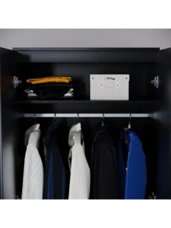 Vida Designs Riano 2 Door Wardrobe - Black 13 Vida Designs Riano 2 Door Wardrobe - Black -Oleu Furniture Shop RVKDX SQ5 0000000004 BLACK SLd1