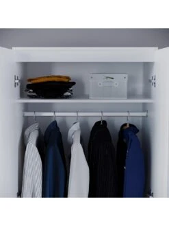 Vida Designs Riano 2 Door Wardrobe - White -Oleu Furniture Shop RVKDY SQ5 0000000013 WHITE SLd1