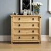 Vida Designs Corona Solid Pine Rustic 4 Drawer Chest