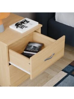 Vida Designs Riano Compact 2 Drawer Bedside Chest - Pine 12 Vida Designs Riano Compact 2 Drawer Bedside Chest - Pine -Oleu Furniture Shop RVPAC SQ5 0000000144 PINE SLd1