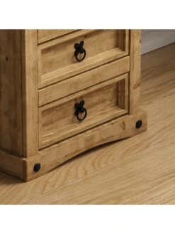 Vida Designs Corona 3 Drawer Bedside Chest 14 Vida Designs Corona 3 Drawer Bedside Chest -Oleu Furniture Shop RVPCT SQ6 0000000006 OAK SLd2