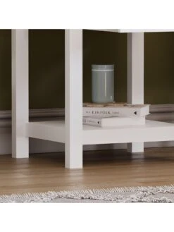 Vida Designs Arlington 1 Drawer Side Table - White -Oleu Furniture Shop RWQ3D SQ5 0000000013 WHITE SLd1