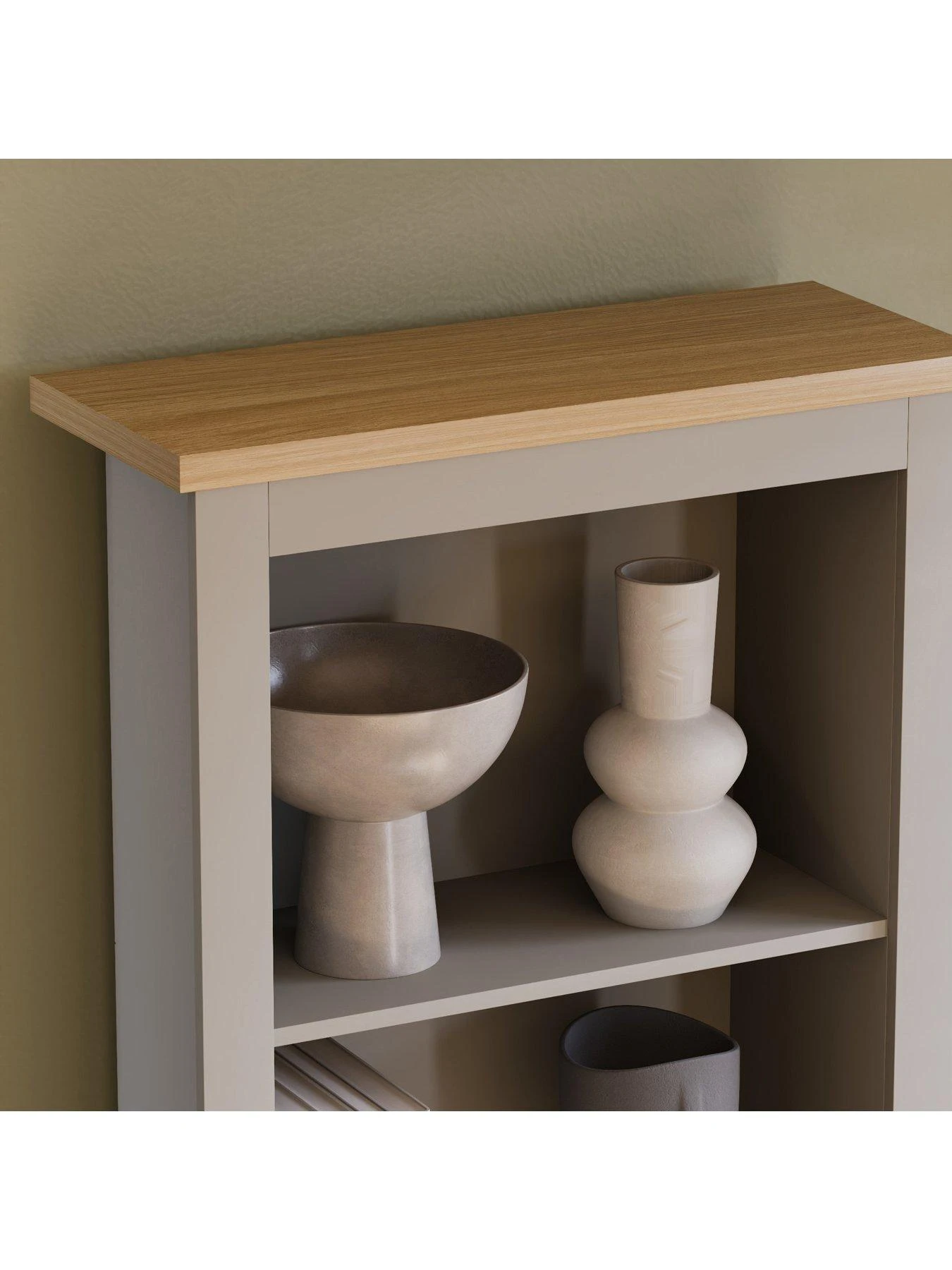 Vida Designs Arlington 5 Tier Bookcase - Grey 6 Vida Designs Arlington 5 Tier Bookcase - Grey - Image 4