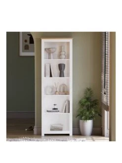 Vida Designs Arlington 5 Tier Bookcase - White -Oleu Furniture Shop RWQXL SQ3 0000000013 WHITE SLa