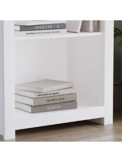 Vida Designs Arlington 5 Tier Bookcase - White -Oleu Furniture Shop RWQXL SQ5 0000000013 WHITE SLd1
