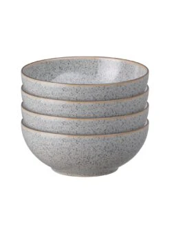 Denby Studio Grey 16 Piece Tableware Set 12 Denby Studio Grey 16 Piece Tableware Set -Oleu Furniture Shop RWYCH SQ5 0000000005 GREY SLd3