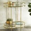 Very Home Aruba New Drinks Trolley -Oleu Furniture Shop RXR7W SQ1 0000000036 GOLD RSr
