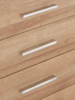 Everyday Panama 4 Door, 4 Drawer Combi Fitment Wardrobe With Mirror - FSC® Certified -Oleu Furniture Shop T3XMY SQ5 0000000006 OAK SLd1