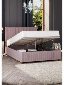 Laurence Llewelyn-Bowen Estella Ottoman King Bed -Oleu Furniture Shop T4QEJ SQ2 0000000591 BLUSH RSr