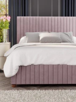 Laurence Llewelyn-Bowen Estella Ottoman King Bed -Oleu Furniture Shop T4QEJ SQ3 0000000591 BLUSH SLd