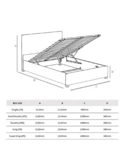 Laurence Llewelyn-Bowen Estella Ottoman Single Bed -Oleu Furniture Shop T4QEL SQ4 0000000048 NAVY SLd