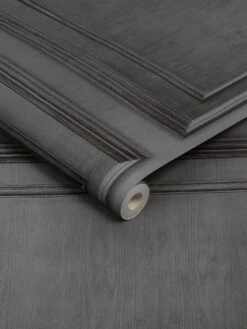 Fresco Wood Panel Grey Wallpaper -Oleu Furniture Shop T79AF SQ4 0000000005 GREY SLd