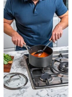 NINJA Foodi ZEROSTICK 3 Piece Pan Set - 16cm, 18cm And 20cm Saucepans, non Stick - C33000UK -Oleu Furniture Shop T9HPA SQ4 0000000005 GREY SLd2