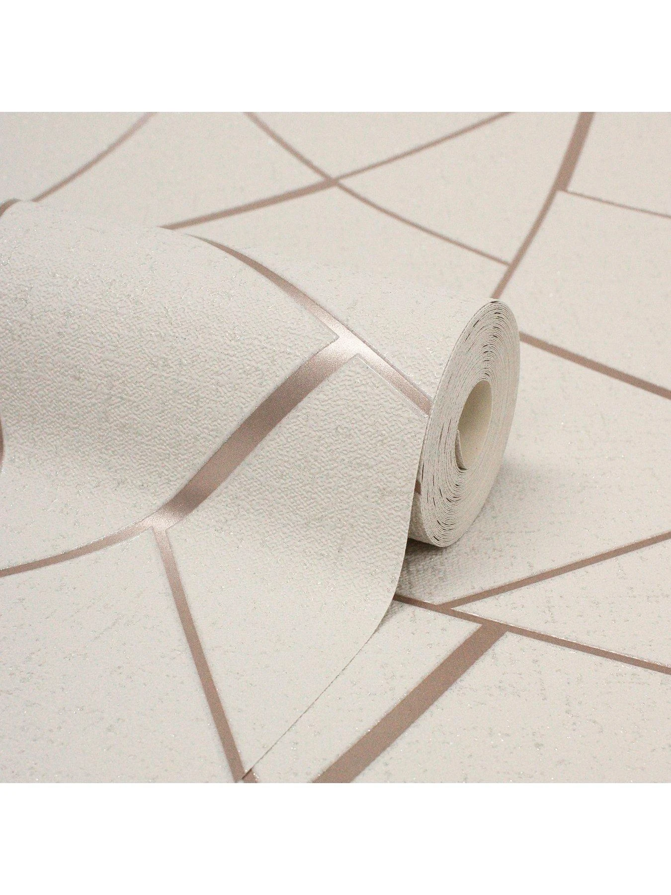 Fine D??cor Fine Decor Quartz Fractal Rose Gold Glitter Wallpaper 4 Fine D??cor Fine Decor Quartz Fractal Rose Gold Glitter Wallpaper - Image 2