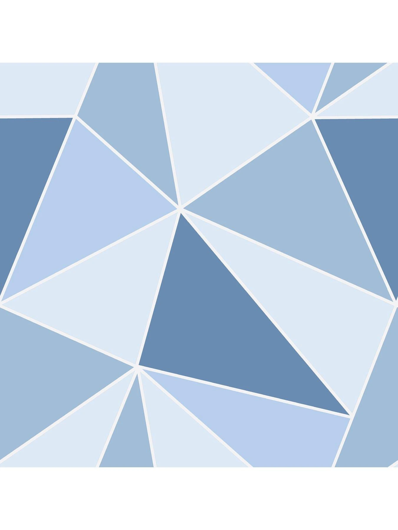 Fine D??cor Fine Decor Apex Geometric Blue Wallpaper 4 Fine D??cor Fine Decor Apex Geometric Blue Wallpaper - Image 2