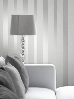 Fine D??cor Fine Decor Quartz Fractal Silver Glitter Wallpaper