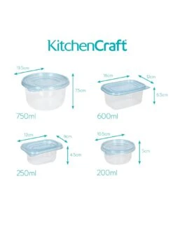 KitchenCraft Kitchen Craft 50pc Storage Set -Oleu Furniture Shop TG9GW SQ5 0000000020 BLUE SLd3