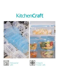 KitchenCraft Kitchen Craft 50pc Storage Set -Oleu Furniture Shop TG9GW SQ6 0000000020 BLUE SLd4