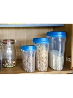 KitchenCraft Kitchen Craft 3pc Storage Set -Oleu Furniture Shop TG9GX SQ4 0000000020 BLUE SLd2