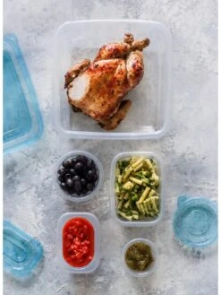 KitchenCraft Kitchen Craft 23pc Storage Set -Oleu Furniture Shop TG9GY SQ4 0000000020 BLUE SLd2