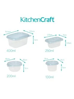 KitchenCraft Kitchen Craft 23pc Storage Set -Oleu Furniture Shop TG9GY SQ5 0000000020 BLUE SLd3