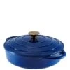 Tower Barbary & Oak 28Â cm Shallow Casserole Dish - Blue 2 Tower Barbary & Oak 28Â cm Shallow Casserole Dish - Blue -Oleu Furniture Shop TGRPK SQ1 0000000020 BLUE SLf