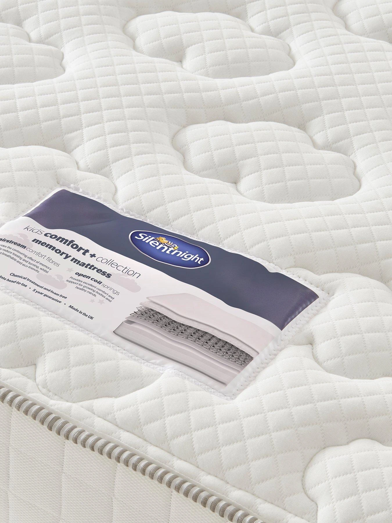 Silentnight Kids Premium Comfort Memory Mattress - Medium Firm 9 Silentnight Kids Premium Comfort Memory Mattress - Medium Firm - Image 7