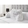 Very Home Long Hair Cuddle Cushion - Silver 1 Very Home Long Hair Cuddle Cushion - Silver -Oleu Furniture Shop TKE9J SQ1 0000000035 SILVER SLp
