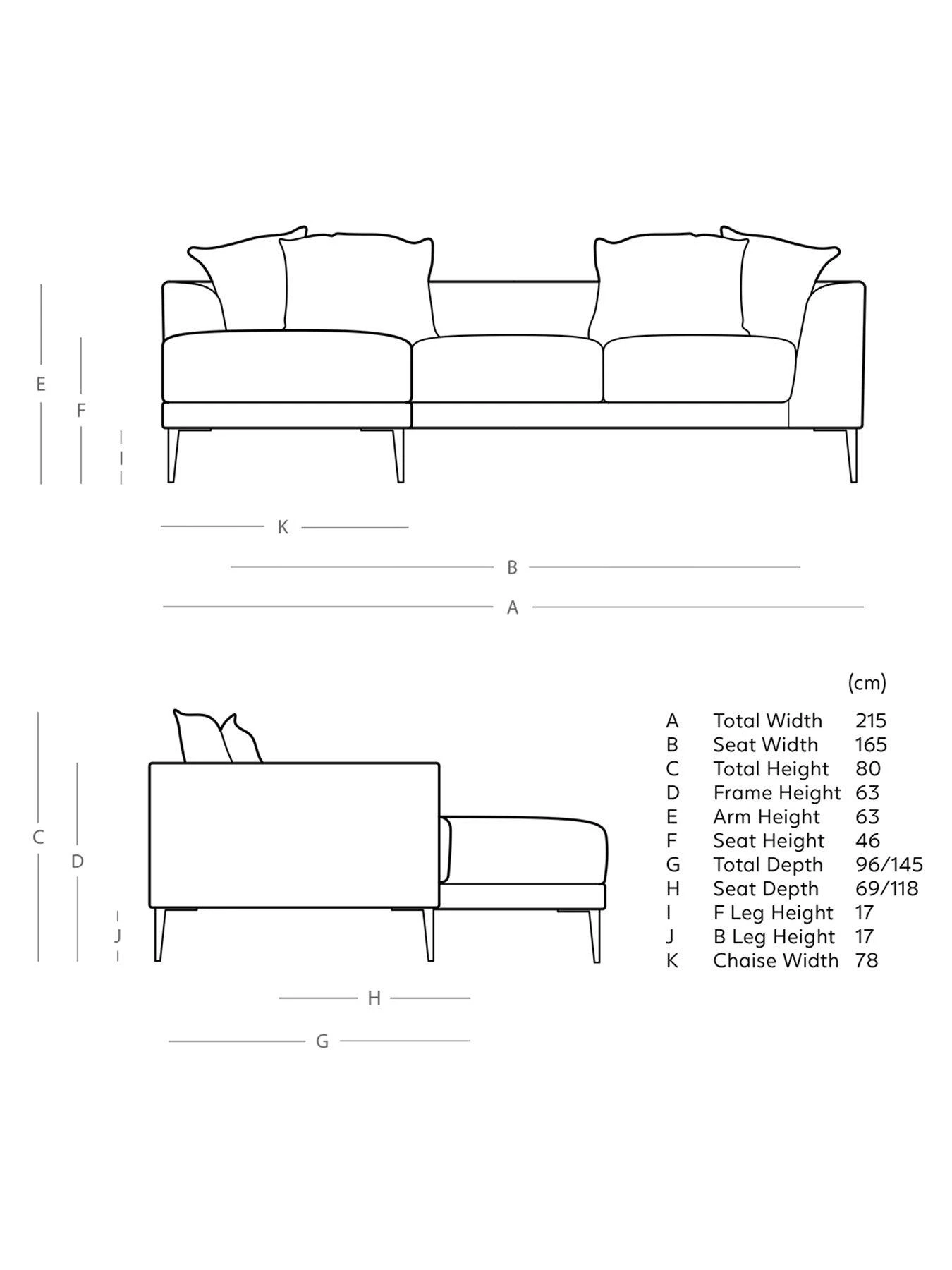 Swoon Alena Fabric Left Hand Corner Sofa - Easy Velvet 8 Swoon Alena Fabric Left Hand Corner Sofa - Easy Velvet - Image 6