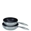 Circulon Steel Shield Stainless Steel Induction Non-stick Twin Pack Skillet Set 20/26cm -Oleu Furniture Shop TMW4K SQ1 0000000166 STAINLESS STEEL SLf