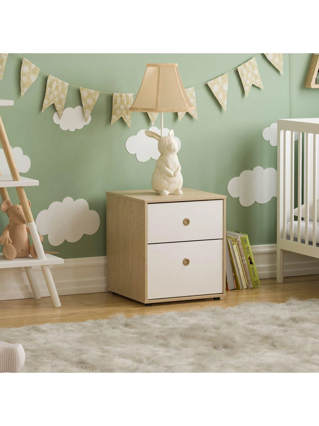 Vida Designs Neptune 2 Drawer Bedside Table 3 Vida Designs Neptune 2 Drawer Bedside Table