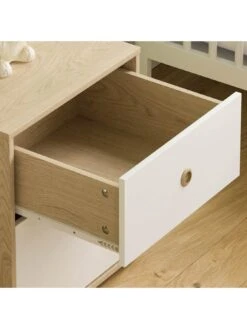 Vida Designs Neptune 2 Drawer Bedside Table 9 Vida Designs Neptune 2 Drawer Bedside Table -Oleu Furniture Shop TPXMJ SQ4 0000000010 WHITE OAK SLd