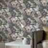 ARTHOUSE Tropical Leopard Neutral Wallpaper -Oleu Furniture Shop TQD4U SQ1 0000000003 NATURAL SLf
