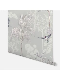 ARTHOUSE Japanese Garden Grey Wallpaper -Oleu Furniture Shop TQD4X SQ3 0000000005 GREY SLd1