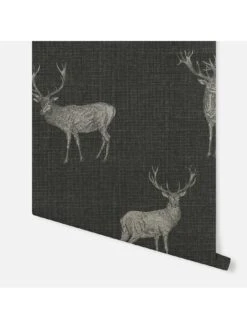 ARTHOUSE Heritage Stag Charcoal/Copper Wallpaper 8 ARTHOUSE Heritage Stag Charcoal/Copper Wallpaper -Oleu Furniture Shop TQD6U SQ3 0000000088 NO COLOR SLd1