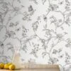 Superfresco Easy Nature Trail White Mica Wallpaper -Oleu Furniture Shop TQUXF SQ1 0000000013 WHITE SLf