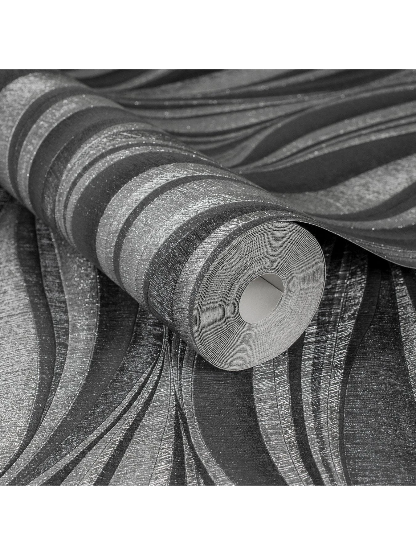 Boutique Tango Charcoal Silver Wallpaper 4 Boutique Tango Charcoal Silver Wallpaper - Image 2