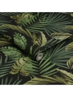 Fresco Palm House Green Wallpaper -Oleu Furniture Shop TQV69 SQ2 0000000047 GREEN SLd