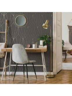 Fine D??cor Cascade Geo Grey/rose Gold -Oleu Furniture Shop TRY79 SQ5 0000000932 ROSE GOLD RSr