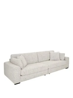 Michelle Keegan Home Amy Fabric Large 4 Seater Sofa - FSC® Certified -Oleu Furniture Shop TRYDT SQ3 0000000003 NATURAL SLa