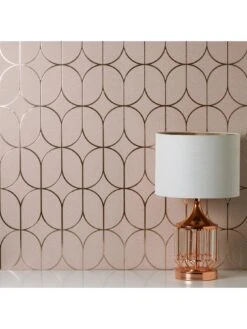 Fine D??cor Platinum Rosco Trellis Pink -Oleu Furniture Shop TRYUC SQ5 0000000063 PINK RSr