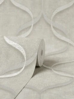 Fine Décor Milano Wave Wallpaper - Stone -Oleu Furniture Shop TRYWK SQ4 0000000053 STONE SLd1