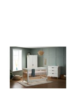 Obaby Maya 3 Piece Room Set - White/Natural