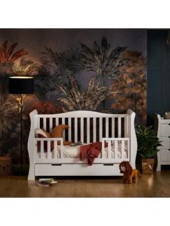 Obaby Stamford Luxe 2-Piece Nursery Furniture Room Set - White -Oleu Furniture Shop TTEJX SQ6 0000000013 WHITE SLd1