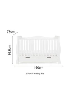 Obaby Stamford Luxe 2-Piece Nursery Furniture Room Set - White -Oleu Furniture Shop TTEJX SQ7 0000000013 WHITE DGy1