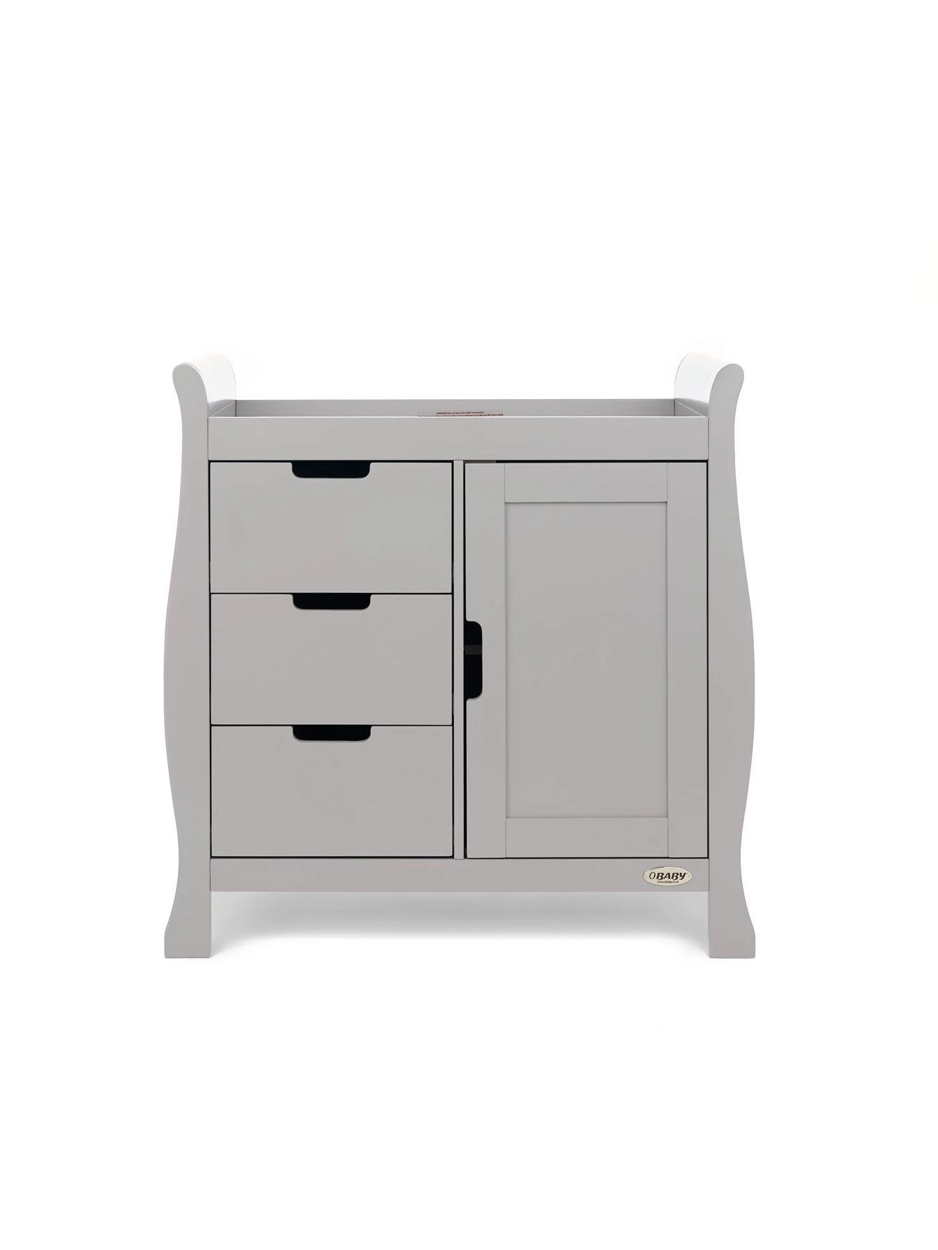 Obaby Stamford Luxe 3-Piece Nursery Furniture Room Set - Warm Grey 6 Obaby Stamford Luxe 3-Piece Nursery Furniture Room Set - Warm Grey - Image 4